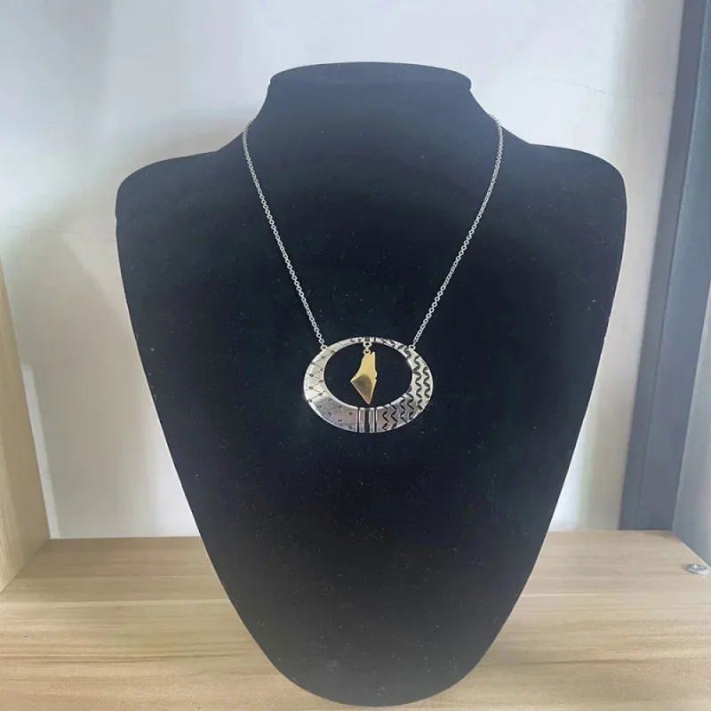 Новое модное и изысканное ожерелье с подвеской в стиле шарфа мечети со стразами