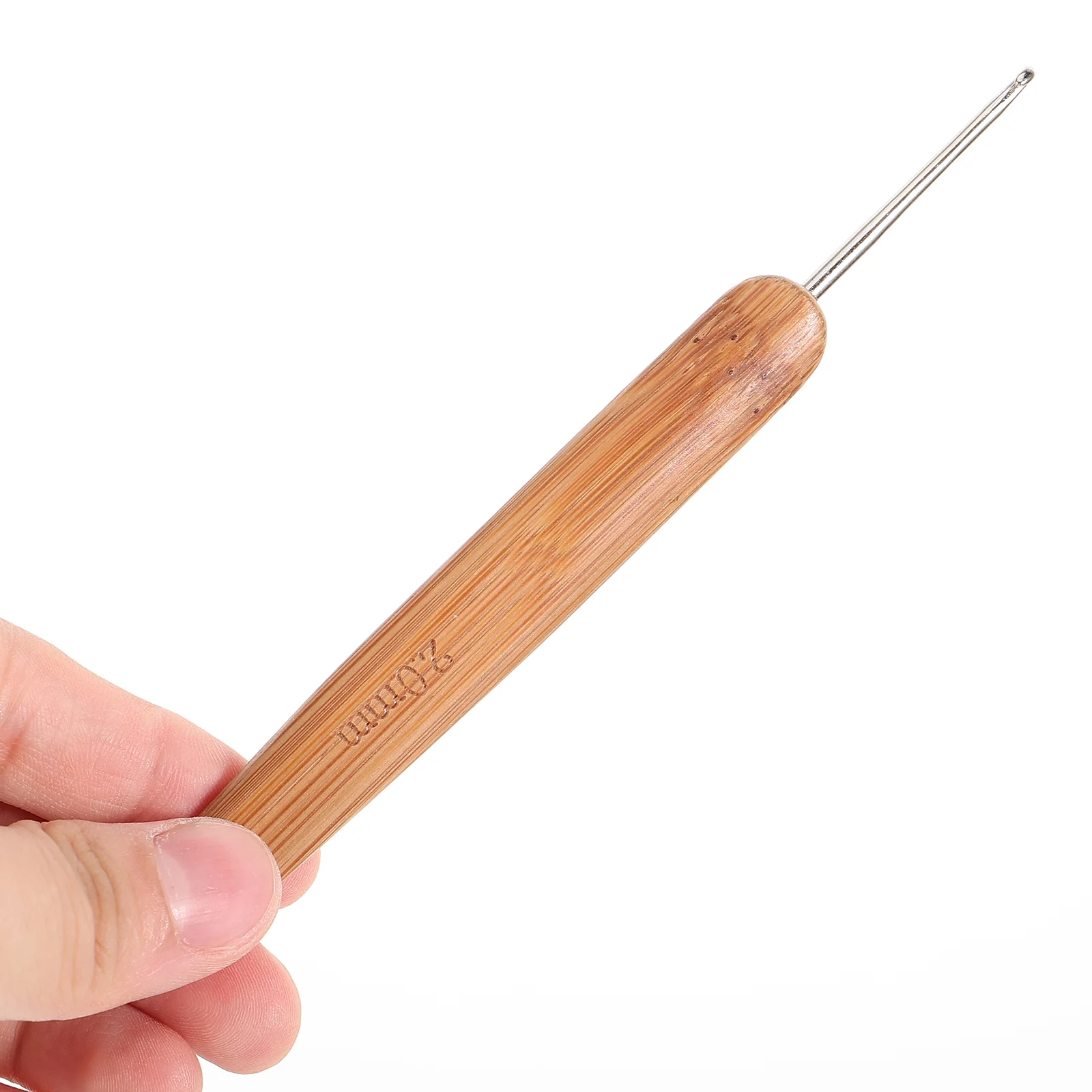 3 шт. игла для свитера круглая головка карбонизированный бамбуковый крючок