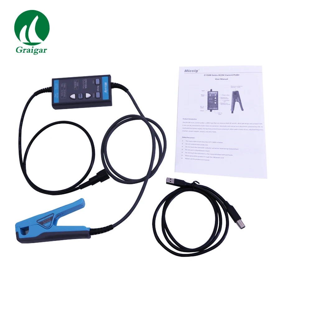 Фото Измерительные пробники тока переменного и постоянного тока Micsig CP2100A CP2100B с полосой пропускания 800 кГц / 2,5 МГц №3