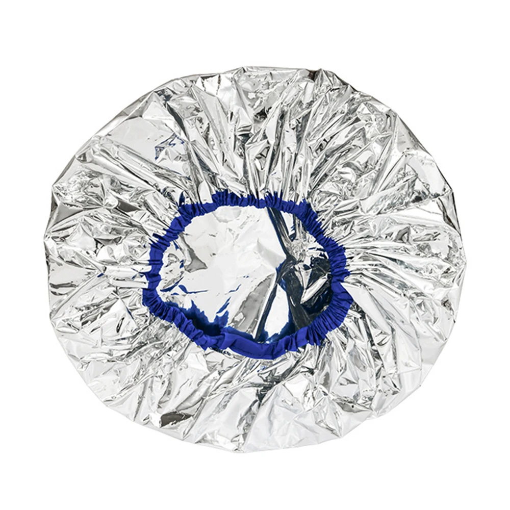 

Шапочка для душа из алюминиевой фольги, многоразовая Водонепроницаемая одноразовая Тепловая шапочка для женщин, эластичная шапочка для во...