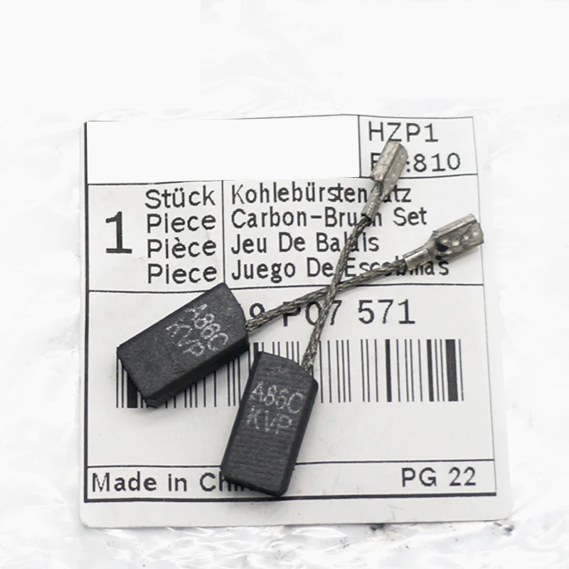 

A86CKVP Угольная щетка для угловой шлифовальной машины Bosch GWS6-100/6-125 GWS8-100C/125C GWS660/670 GWS6000/6600/6700 5x8x15 1619P07571