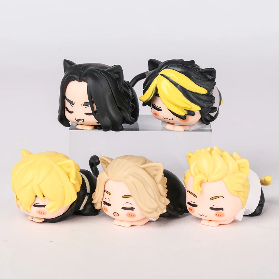 

5 шт./комплект, игрушечные куклы из ПВХ