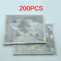 200pcslot zimbabwe one thousand paper banknotes with watermark large zimbabwe commemorative coupon ornaments collectible