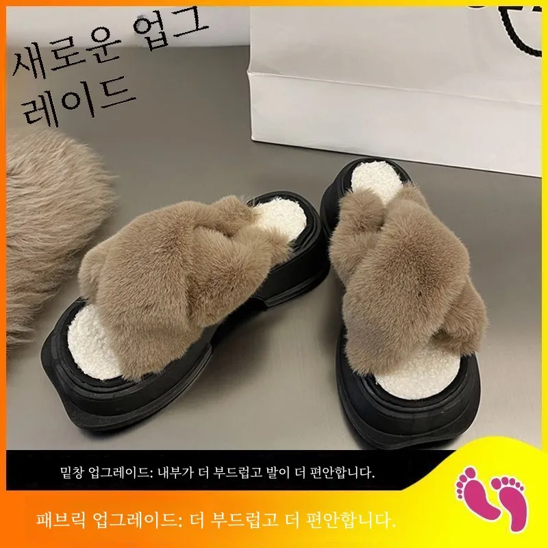 Весенне-осенние сетчатые красные тапочки с квадратным носком и крестом женские