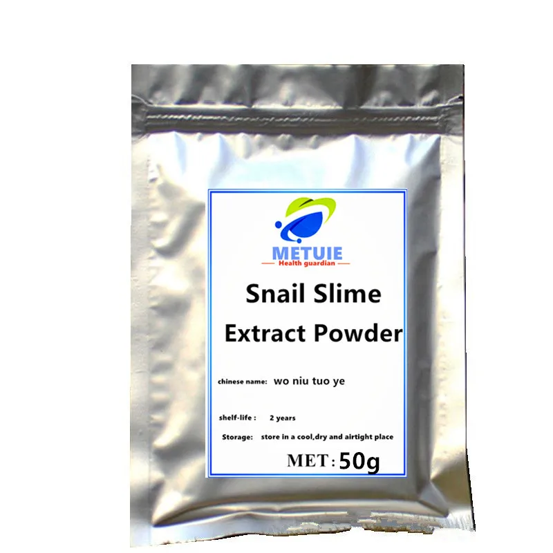 

Hot sale 98% Snail Slime Extract Protein Powder Strong Effects Skin Whitening Cream Protease Peniana Remove Melasma Acne Spot