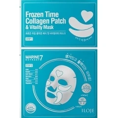 Двухуровневая оздоравливающая маска & патч ILOJE Frozen Time Collagen Patch Vitality Mask| |