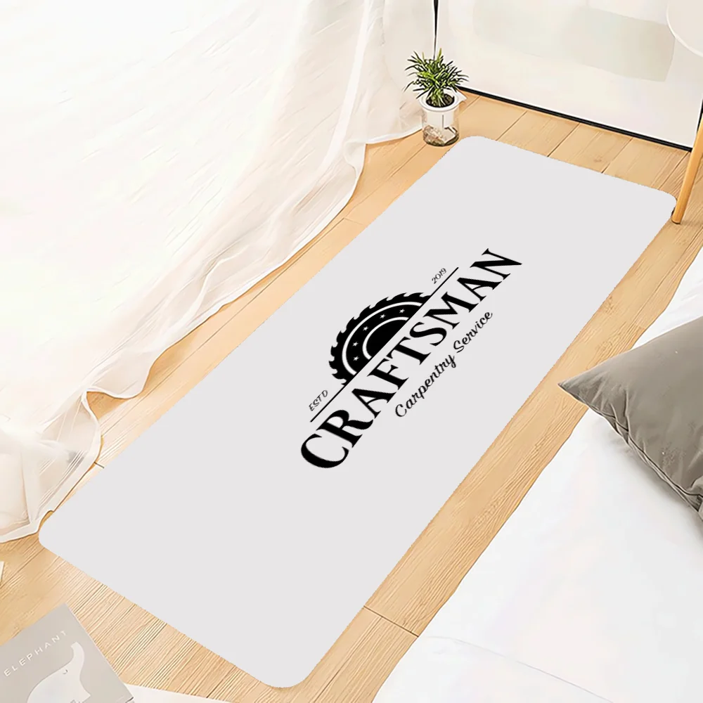 Современный полосатый замшевый ковер для спальни кухни гостиной двери