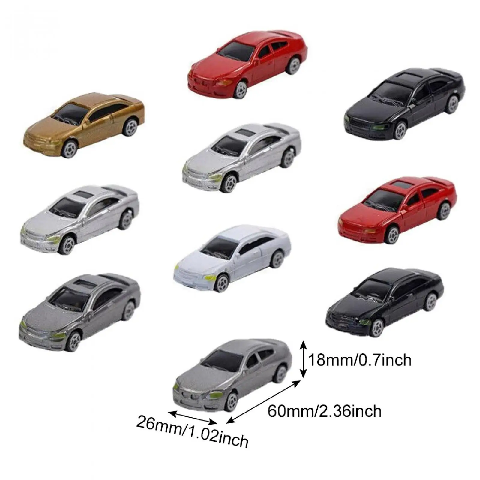 10 шт. 1:87 масштабные модели автомобилей HO масштабная модель миниатюрного