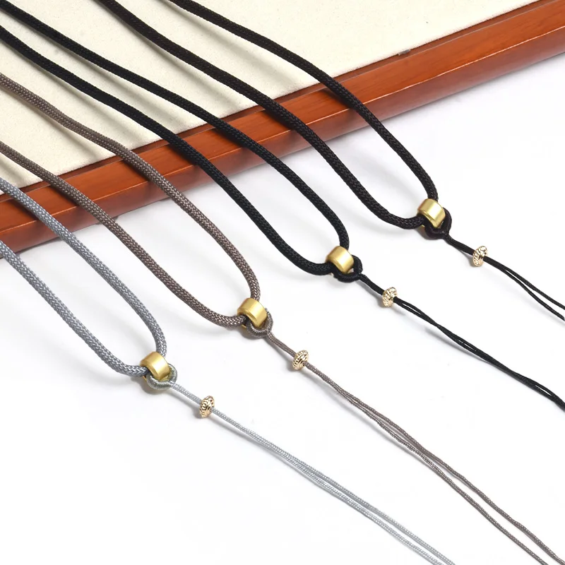 Новая тканая подвеска веревка нефритовое ожерелье для шеи простая мужская и