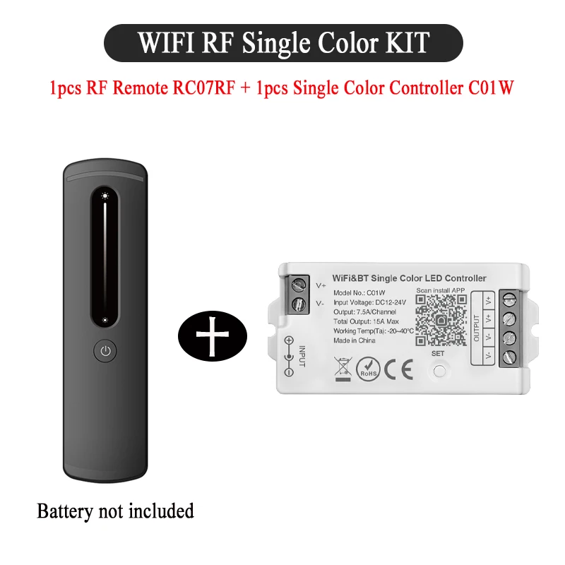 

CENFAYA RGB Контроллер Smart WiFi Bluetooth