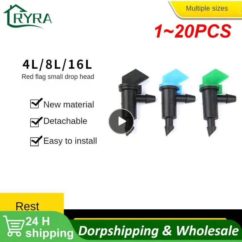 

1~20PCS Flag Dripper Agriculture Garden Drip Irrigation Sprinkler Fruit tree Sprinkler irrigation Watering Dripper