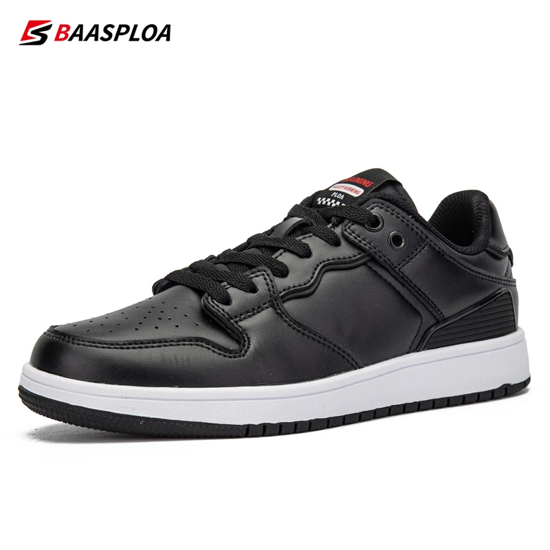 2023 Baasploa Men's Board Shoes Light Casual Sneakers Soft Leather Design Outdoor Men's Shoes Outdoor Walking Shoes