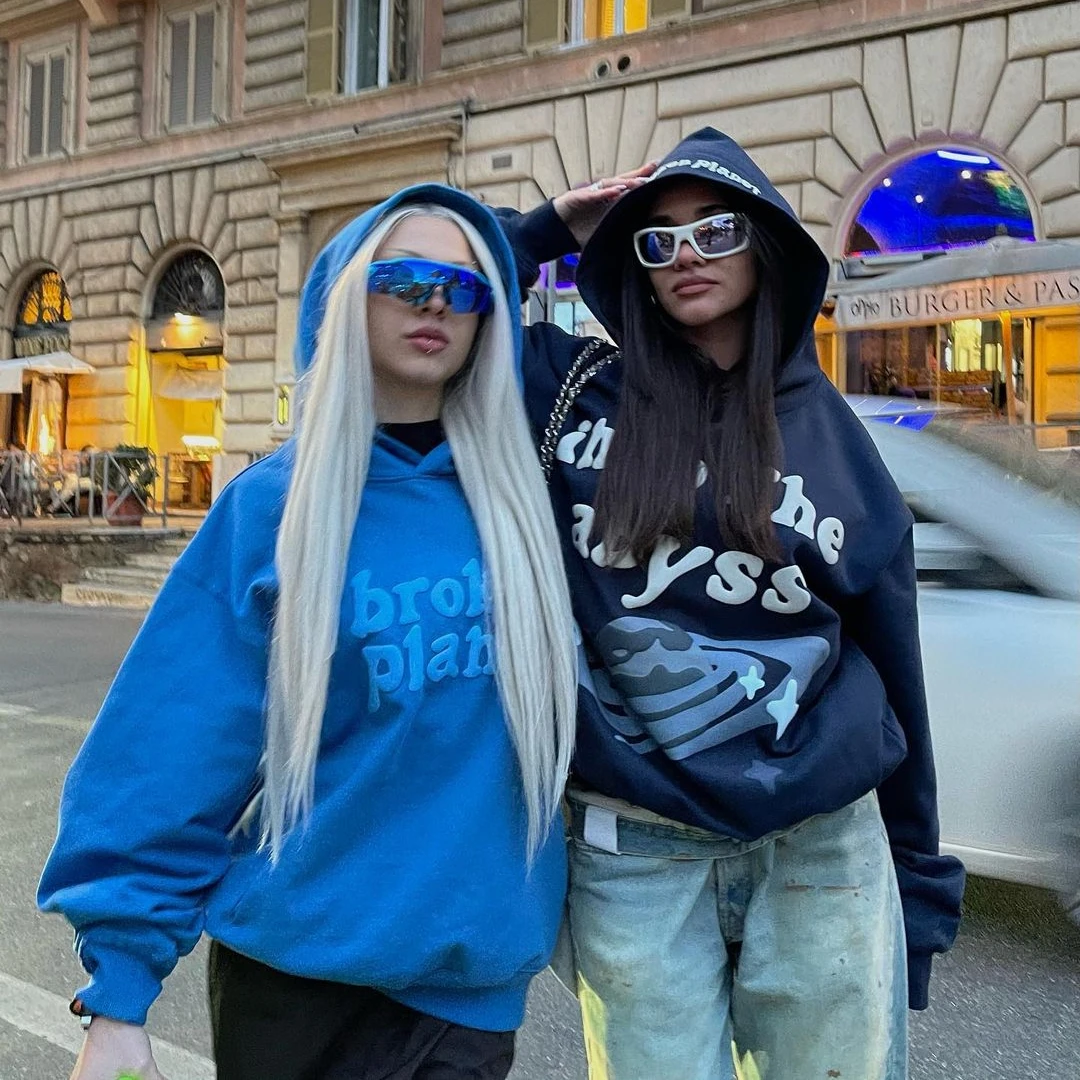 

Толстовка Женская однотонная с длинным рукавом, на осень/зиму