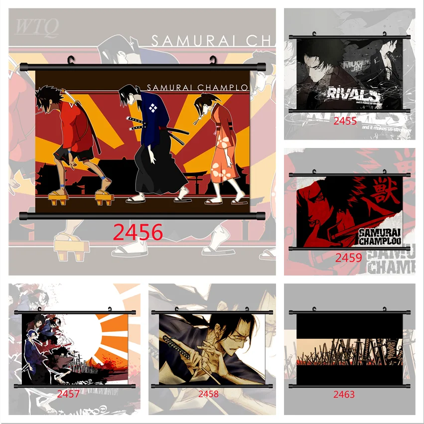 

Anime Posters Samurai Champloo Jin Mugen Kasumi Fuu Canvas Painting Wall Decor Posters Wall Poster Wall Art Picture Home Decor