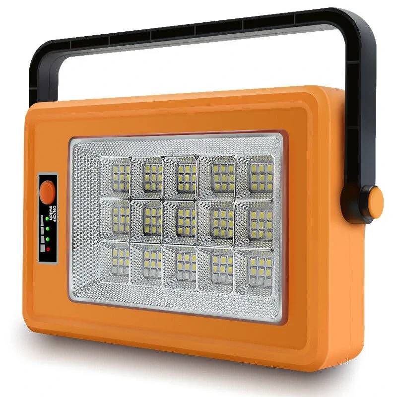 

Outdoor 200W 1000LM Solar Camping Lamp Portable Emergency Lighting IPX6 Waterproof LED Spotlights For Hiking Climbing