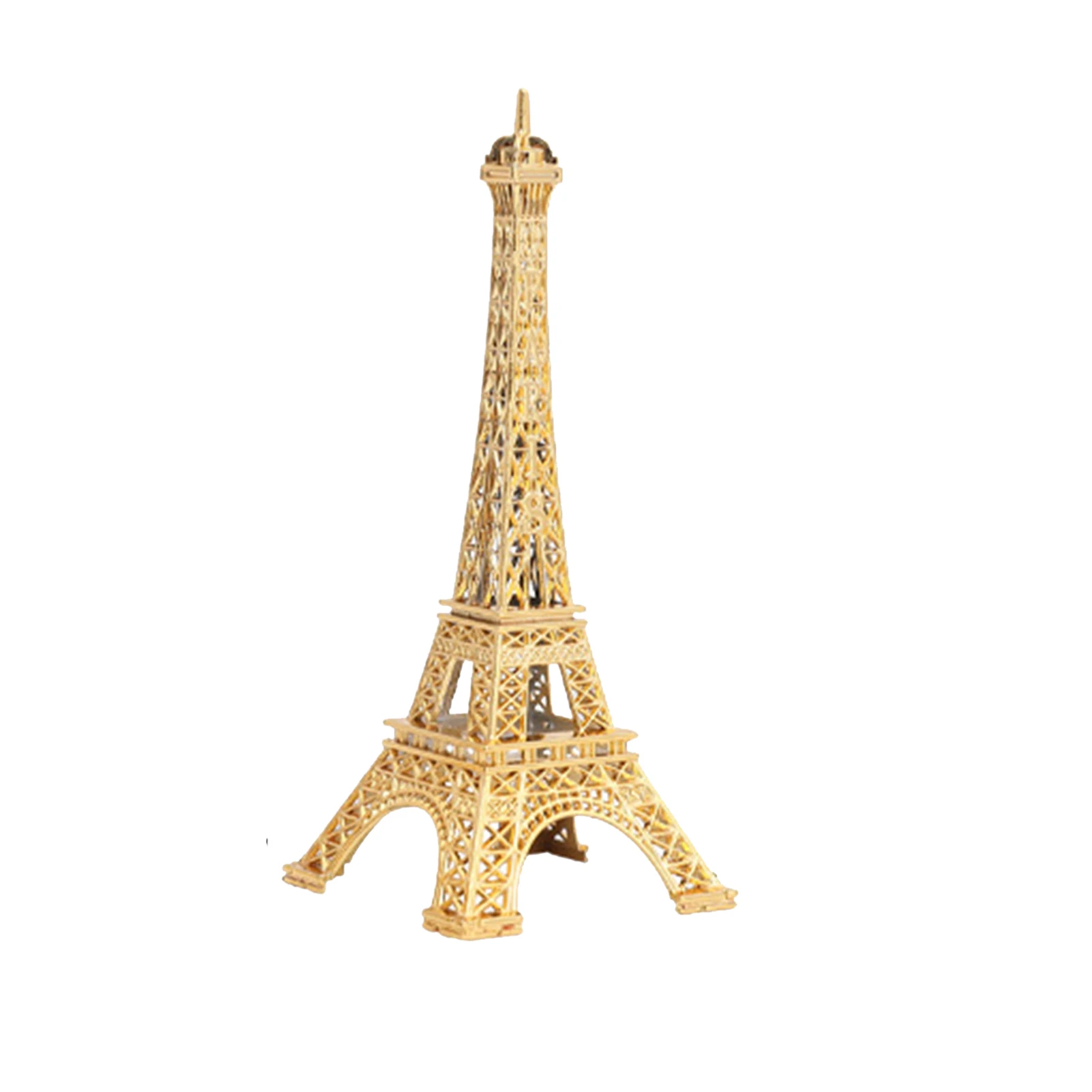 

Romantic Gifts Model Eiffel Tower Statue Art Paris Alloy Craft Figurines Home Decor Party For Table Cake Topper Ornaments