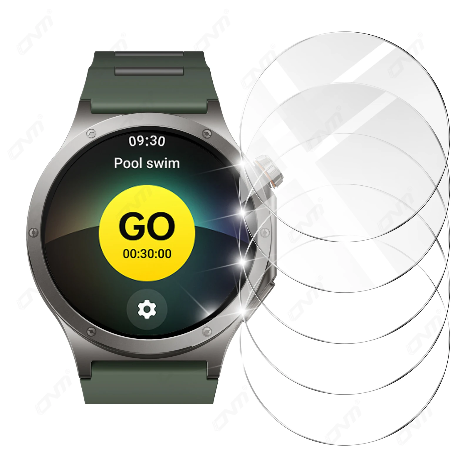Фото Защитное стекло 9H для OnePlus Watch 4, прочная прозрачная пленка HD с защитой от царапин, аксессуары №1