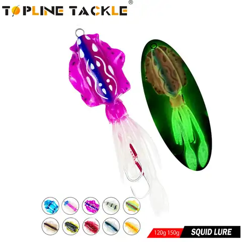 Topline Tackle, искусственная рыболовная приманка, 5,29 унций/150 г, Воблер для морской рыбалки, блесна, приманка для троллинга с морской рыбой