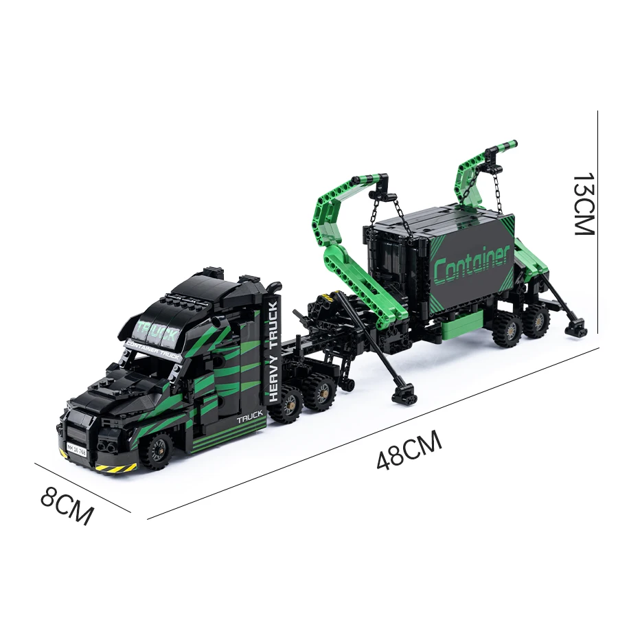 1202 шт. Детский конструктор Технический грузовик