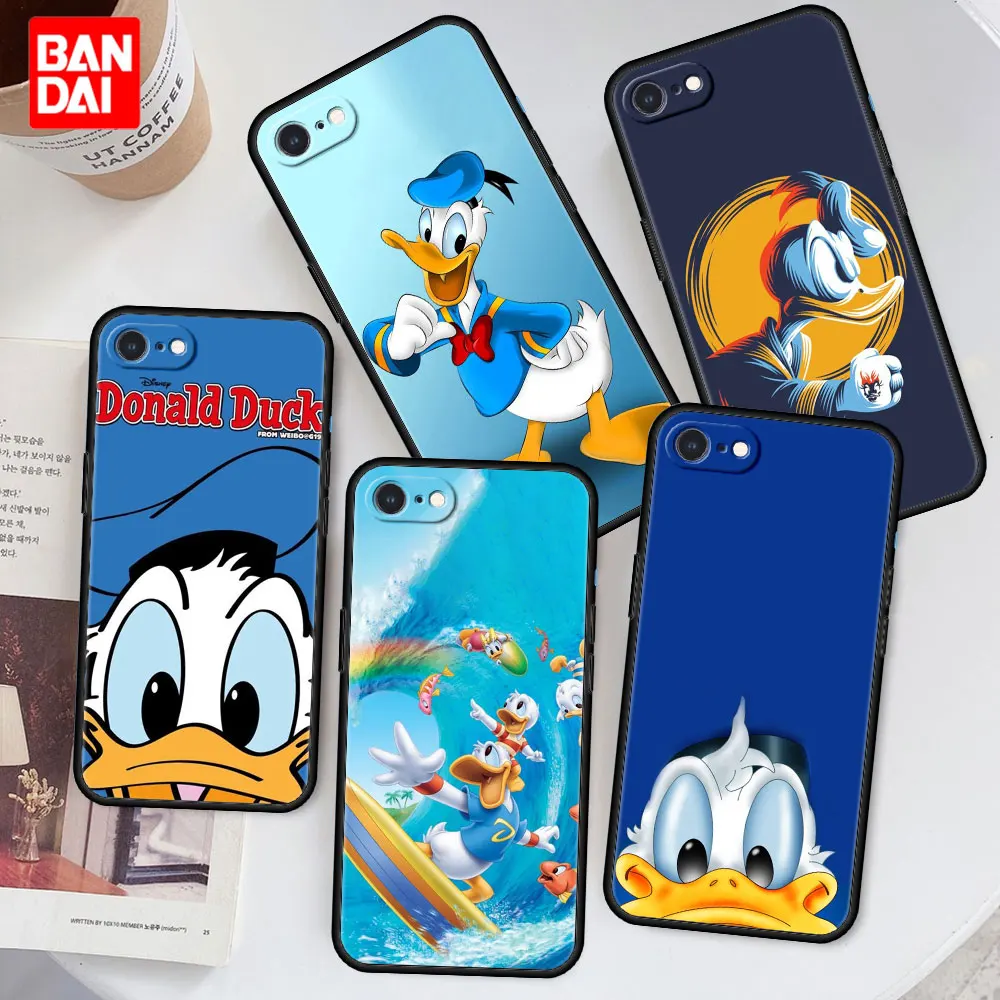

Donald Duck Phone Case for Apple iPhone 8 7 6 6s Plus X XS Max XR Se 2020 7plus 8plus Xsmax Casing Japan Couple Korea Coque