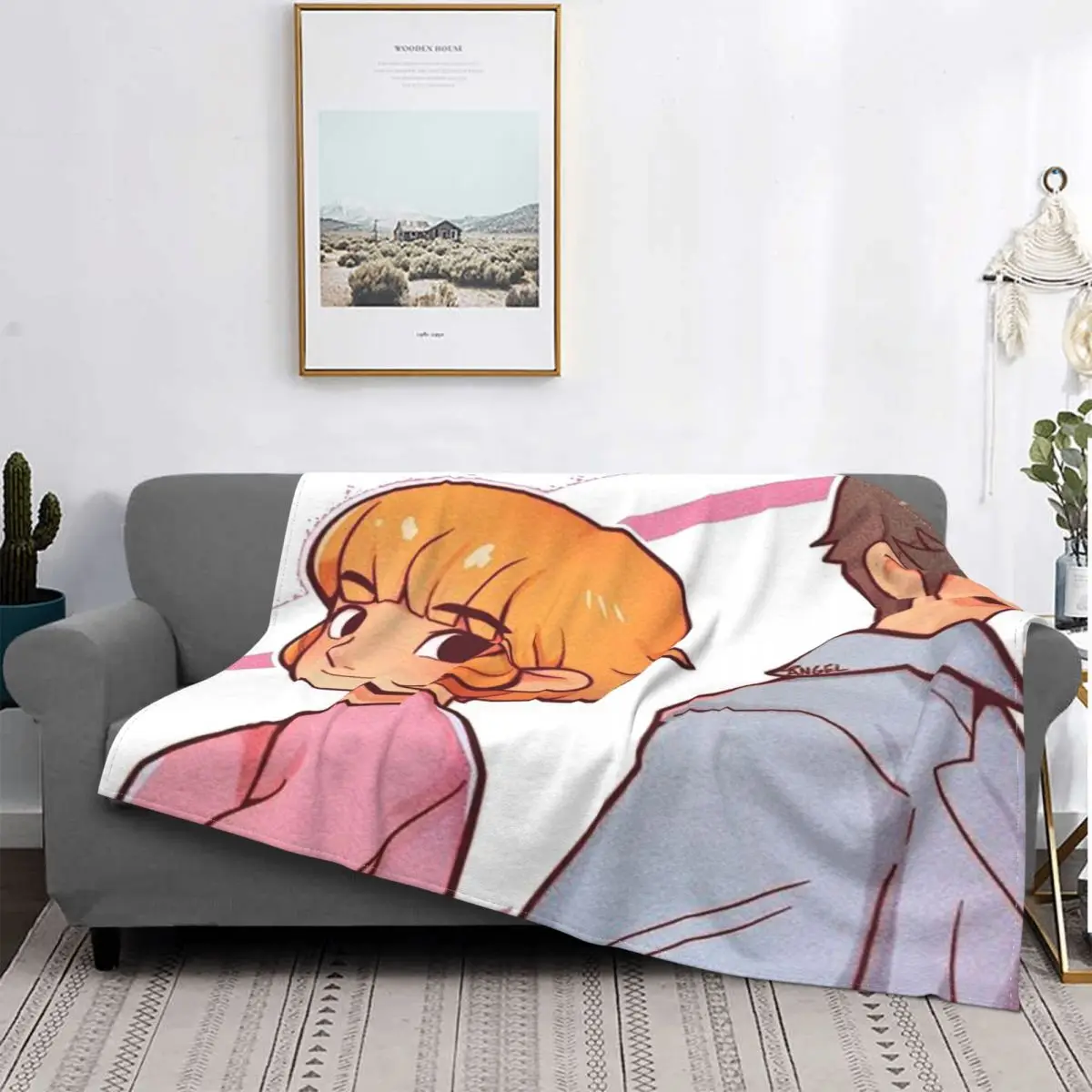

Webton-Manta de forro polar para cama, cubrecama a cuadros, sofka, manta para sofra