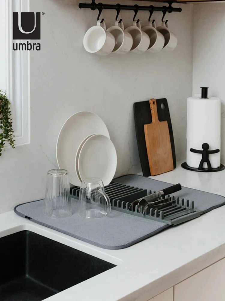 Umbra drain mat kitchen quick-drying insulated dining mat table top western food mat pan mat anti-scalding mat Canada drain rack