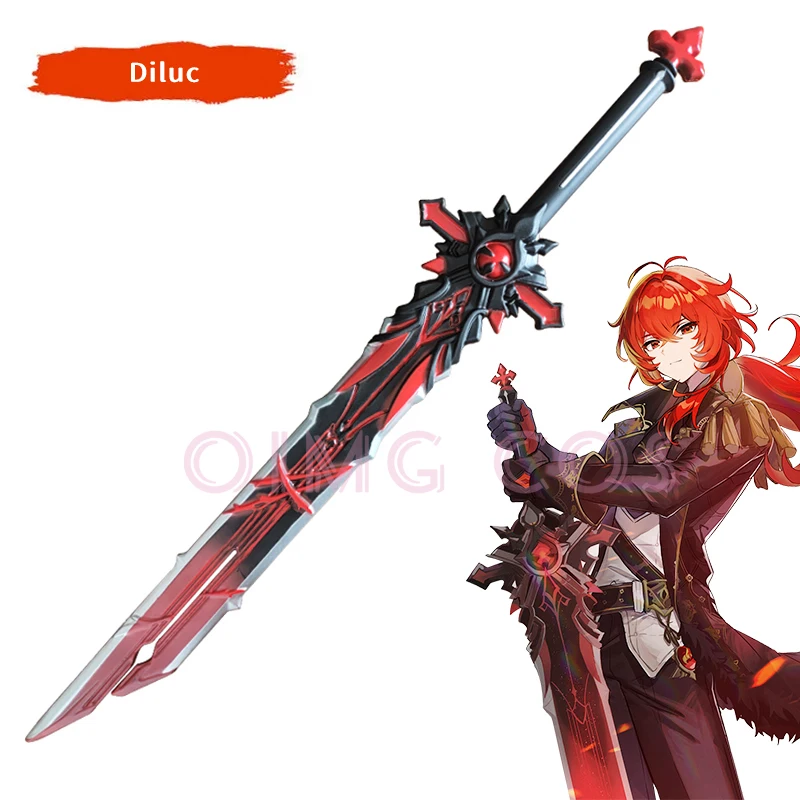 Genshin Impact оружие для косплея реквизит модель Wolf's grсе