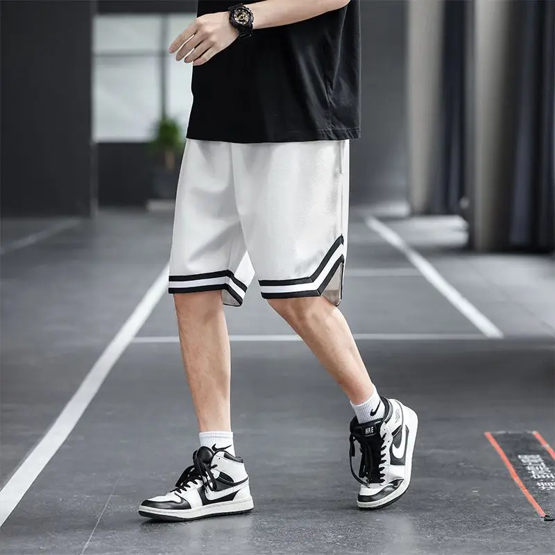 Summer men's shorts casual breathable quick-drying sports pants men's jogging fitness basketball training shorts