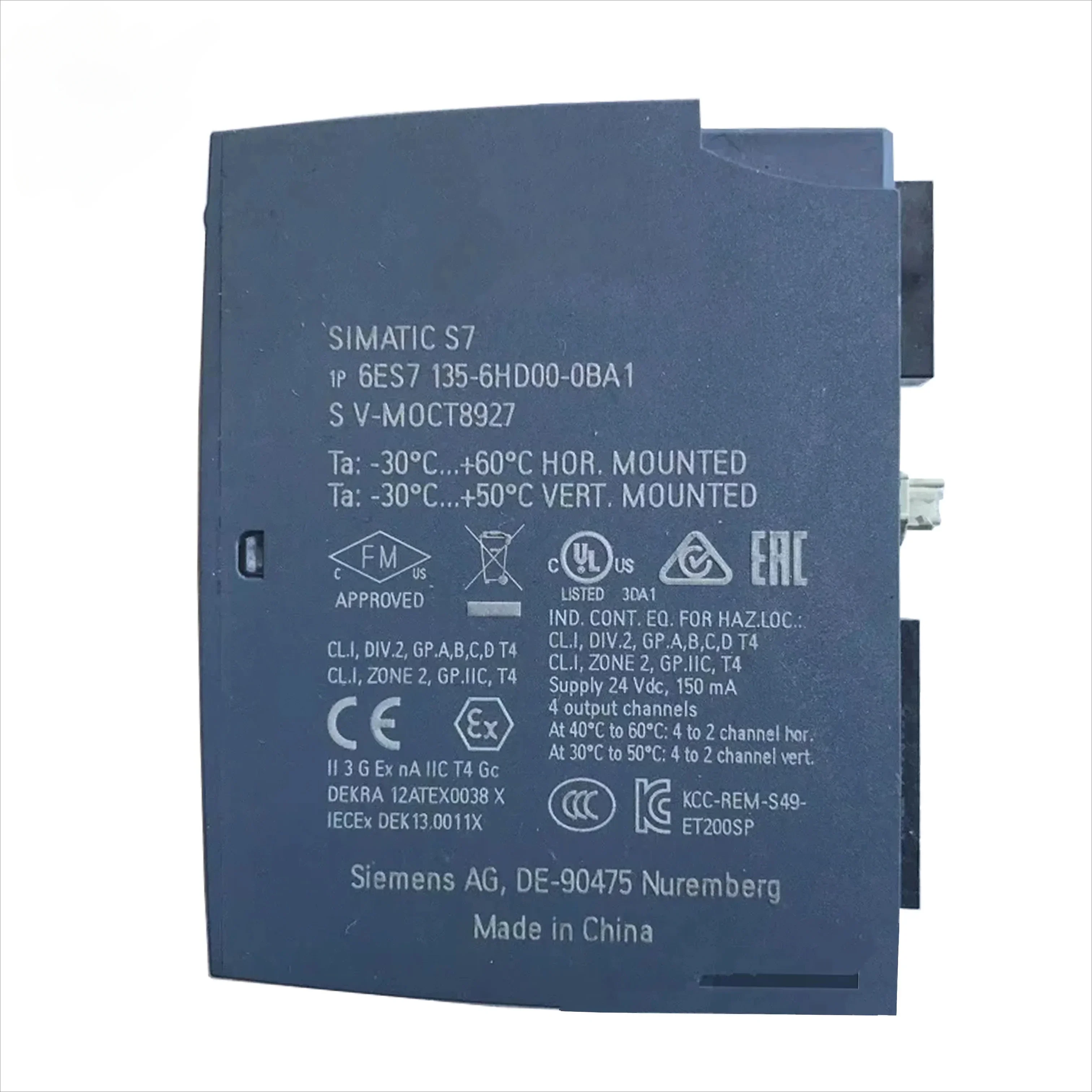 Новый оригинальный 6ES7135-6HD00-0BA1 ET200S модуль ПЛК со склада