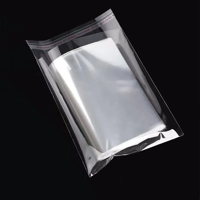 100Pcs OPP Self Adhesive Clear Plastic Bag Transparent Cellophane Bags Self Sealing for Jewelry Gift Cookie Candy Packaging (art.: 3920cea6c830d) - 3920cea6c830d