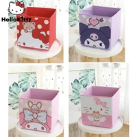 Sanrio Hello Kitty Kuromi My Melody Organizer Carrying Box Wardrobe Clothes Storage Box Socks Underwears Bras Storage Toys Box