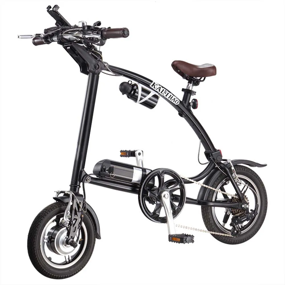 

Electric Bicycles Folding Small Electric Bicycles Simple Mini 12 Inches Portable Lithium Battery Power Fashion Individuality