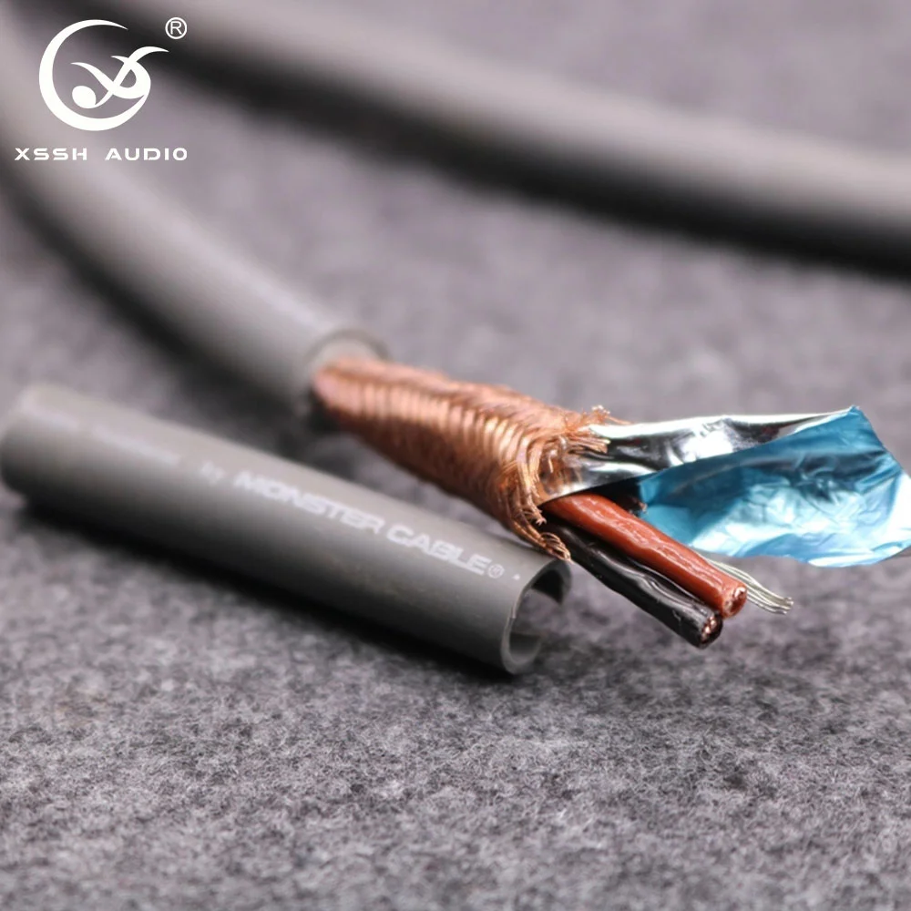 Шнуры RCA XLR, провод YIVO XSSH DIY M850SW 7N OCC 2 Core Shield 8 мм Dia. Коаксиальный кабель для ТВ-сигнала Mete Speaker Line Hifi Audio Cable