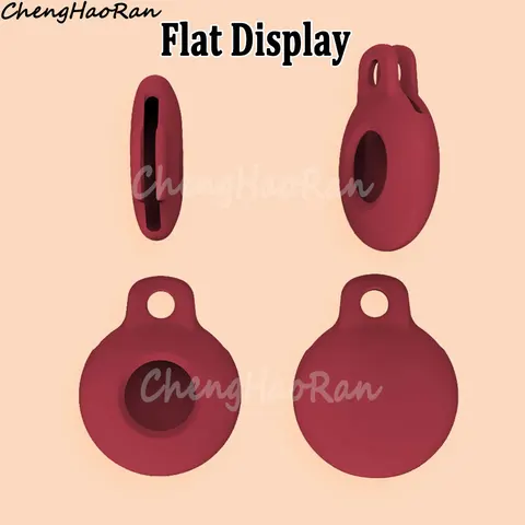 1 шт. силиконовый чехол для AirTags Tracker Locator, защитный чехол с брелком для защиты от потери устройства, умные аксессуары, защита Im Pacting