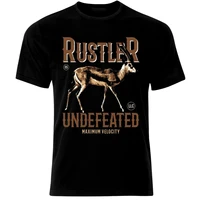 rustler undefeated wild nature animals gazelle t shirt summer cotton short sleeve o neck unisex t shirt new s 3xl