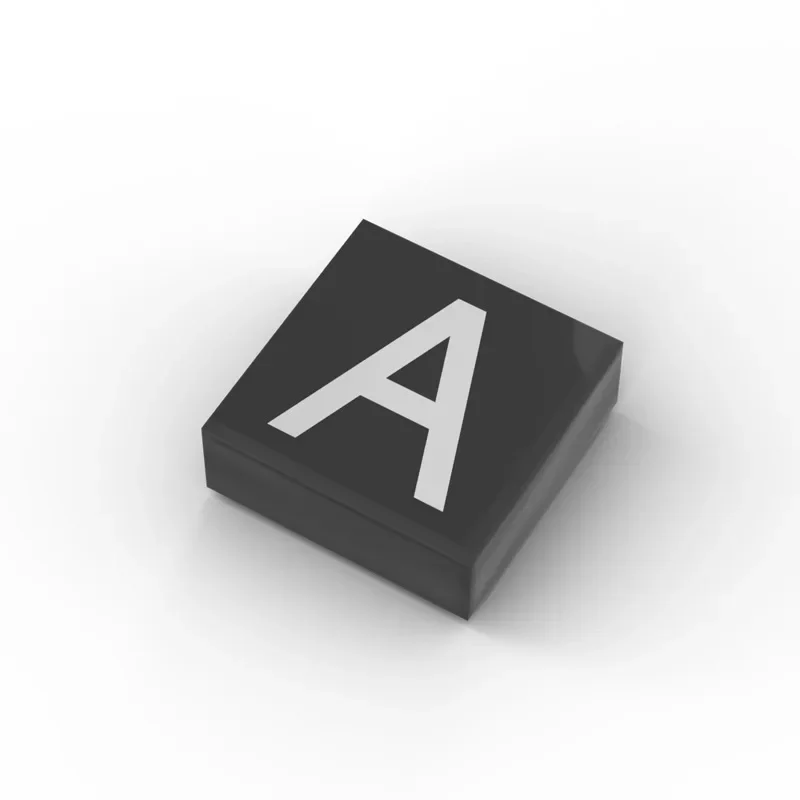 Фото Набор строительных блоков MOC Alphabet A-Z 3070bpb009, 26 букв, развивающая игрушка для детей, подарок на день рождения №1