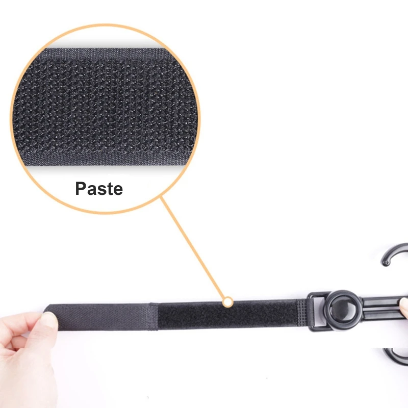 

Baby Stroller Double Hook Hanger 2 Pcs Adjustable Storage Hook Clip