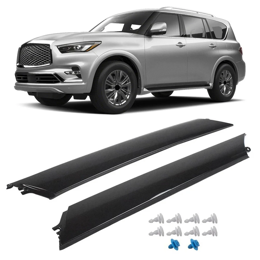 Фото 1 пара накладок на передние стойки (A-стойки) для Nissan Armada 76836-1LA0A 76837-1LA0A, для Infiniti QX56 №1