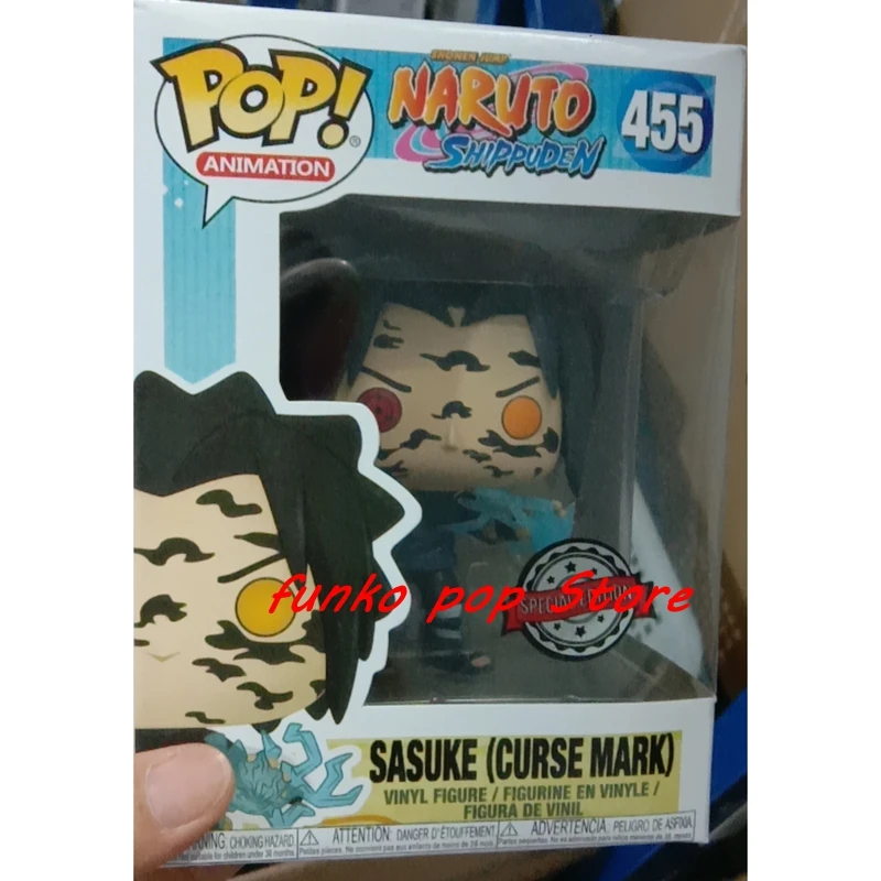 Экшн-фигурки FUNKO POP японские модели SASUKE COURSE MARK 455 # Shippuden коллекционные куклы
