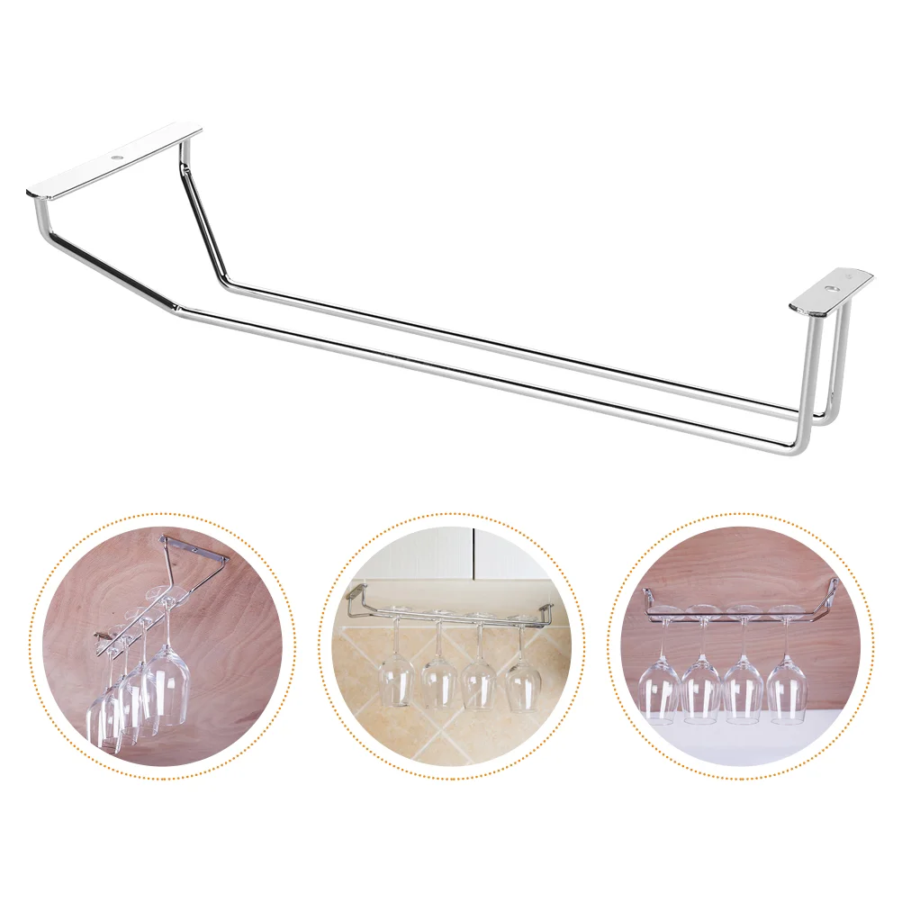 

2pcs Glass Holders Under Cabinet Kitchen Organizer Racks Kitchen Storage Racks for Glasses