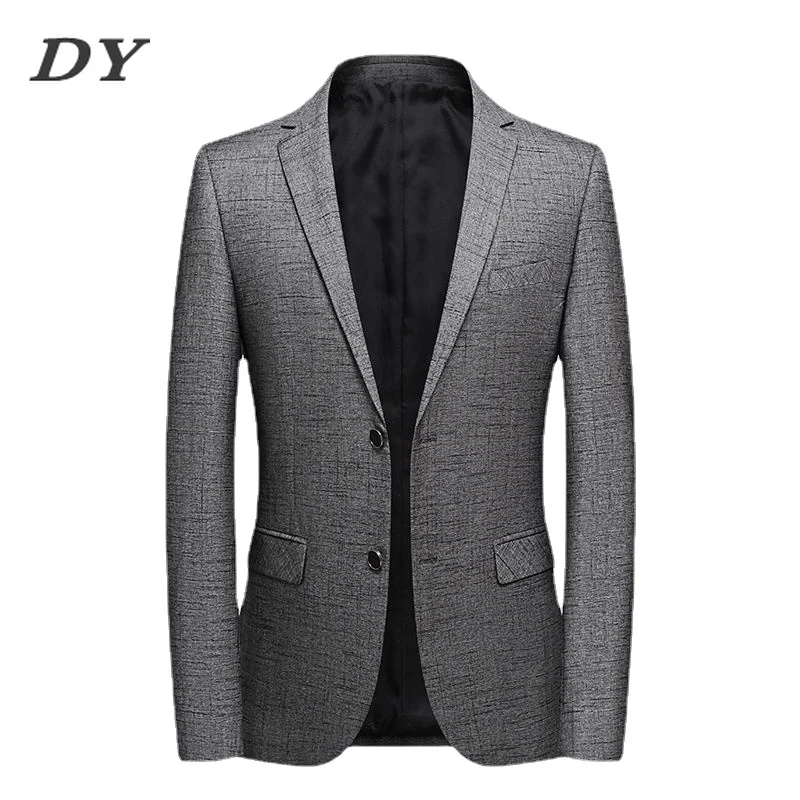 

2022 Spring Men's High Quality Professional Luxury Business Casual Jacket Slim Fitting Korean Professional Suit Wedding Blazers