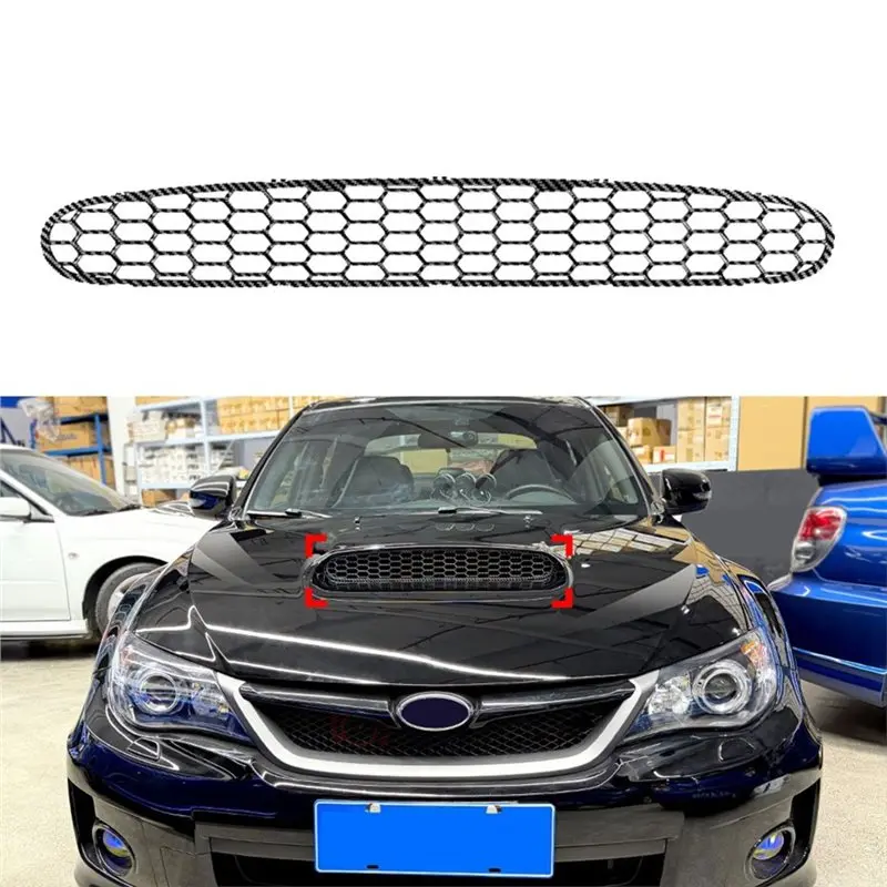 Фото Защитная сетка-гриль ABXN-Honeycomb для передней решетки Subaru Impreza WRX STI 2008-2014 годов выпуска №4