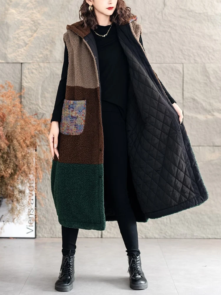 Женский жилет Max LuLu с меховой подкладкой