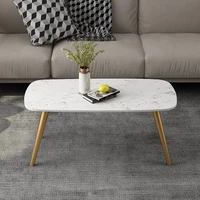 nordic style coffee table luxury marble top rectangle coffee tables minimalist sofa side muebles auxiliares home furniture