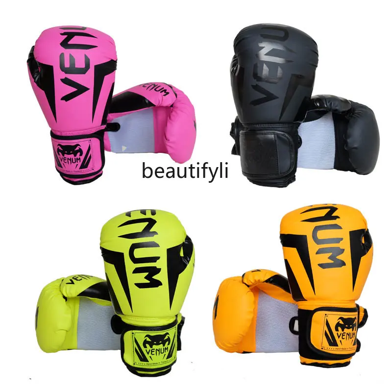 

Boxing Glove Sanda Sports Comfortable Muay Thai Combat Fighting Training Boxing Gloves