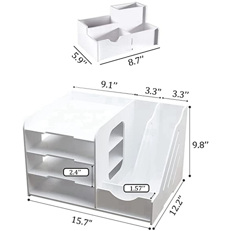 1 комплект настольный держатель для файлов органайзер офисных принадлежностей
