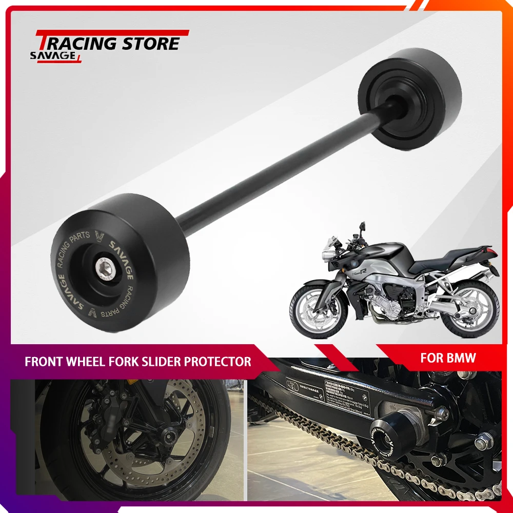 

Front Wheel Fork Slider Protector For BMW K 1200 1300 S R GT 2005-2015 Motorcycle Accessories Crash Protection Axle Glue Pads