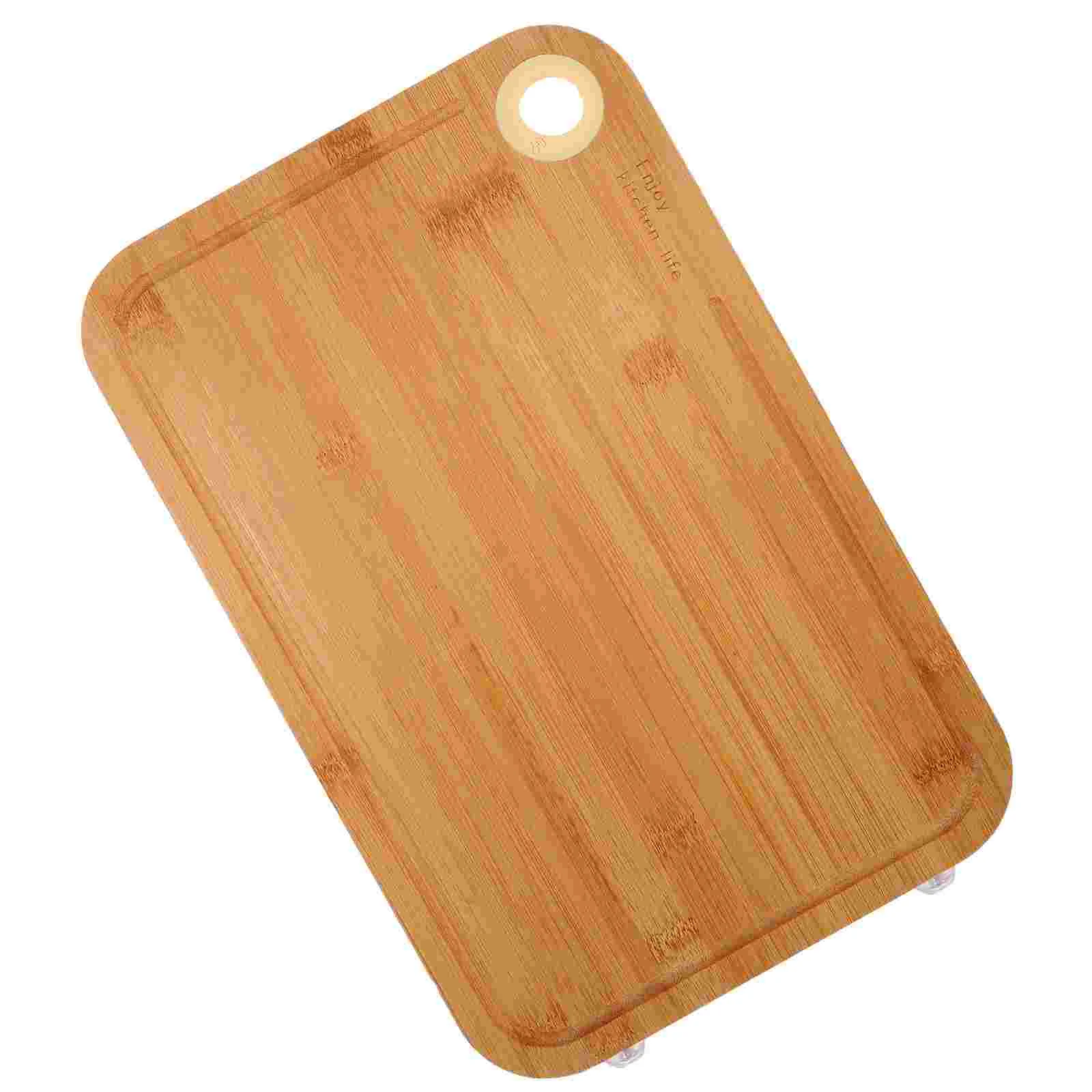 

Cutting Board Bamboo Lemon Boards Household Portable Meat Silica Gel Hanging Chopping Kitchen