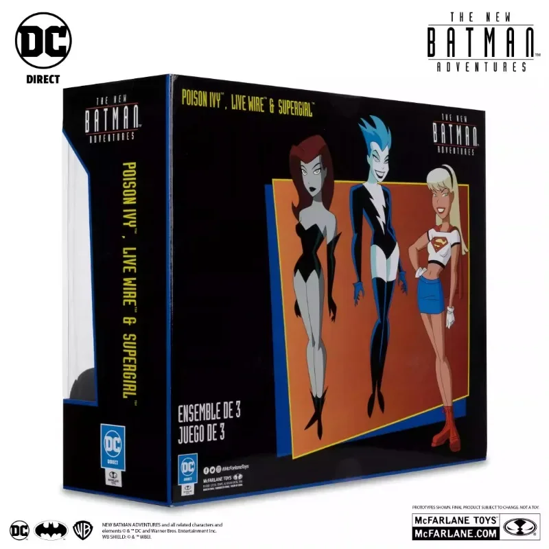 DC DIRECT - TNBA MULTIPACK POISON IVY & LIVE WIRE SUPERGIRL (GOLD LABEL) Action Figure Toys for Kids Gift Collectible Model