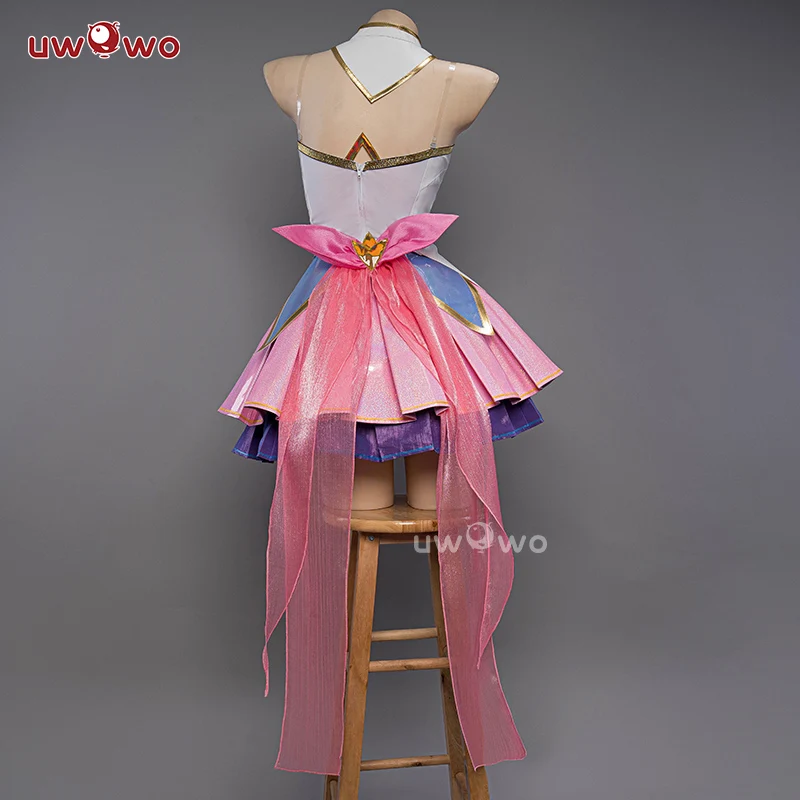 Фото В НАЛИЧИИ: Костюм для косплея UWOWO Star Guardian Kaisa (Кай'Са) из игры Star Guardian, костюм SG, костюмы Ари и Акали для Хэллоуина №4